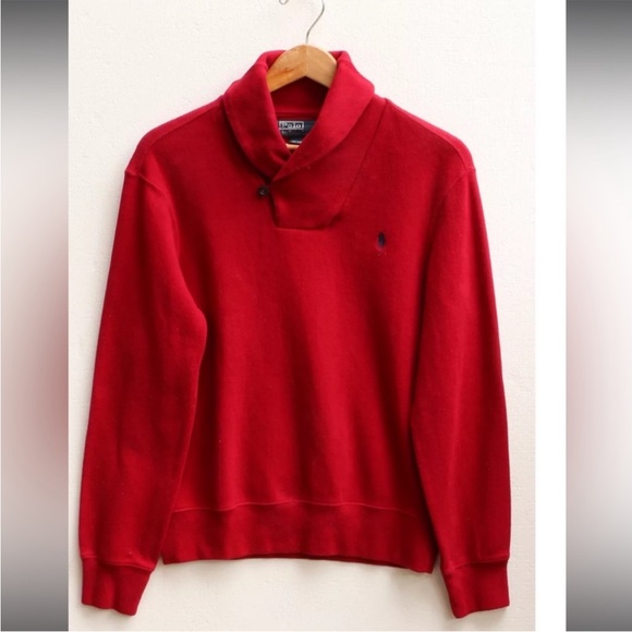 Ralph Lauren collar shawl boys sweater . New with tags - large - Picture 1 of 6